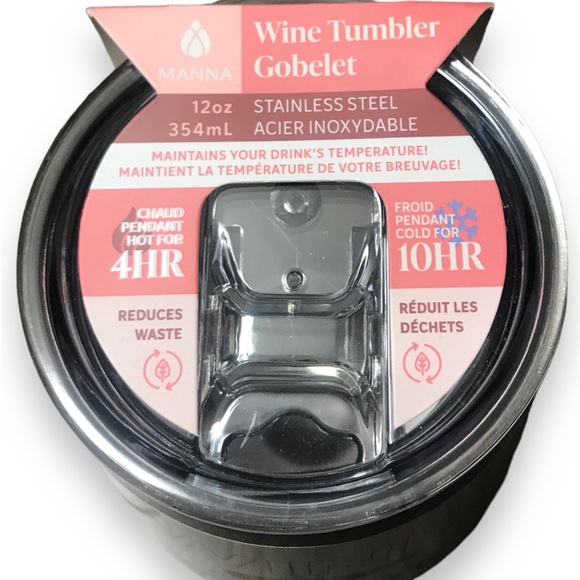 Manna 12 Oz wine tumbler Gobelet - Picture 4 of 4